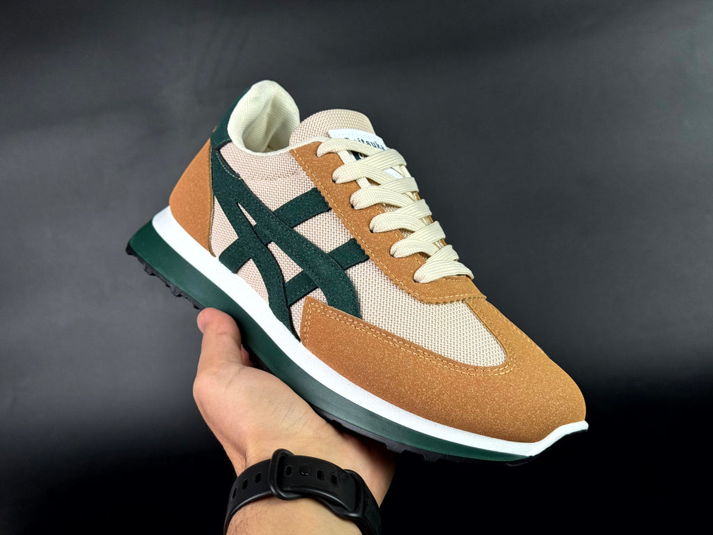 asics EDR 78 marron/vert