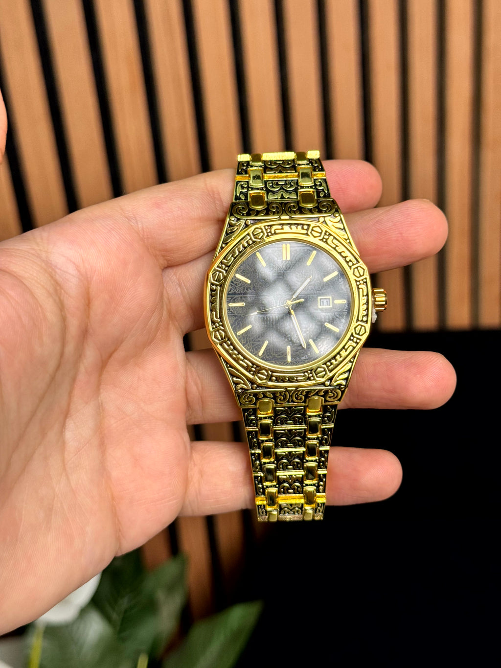 fensir watch islami golden color