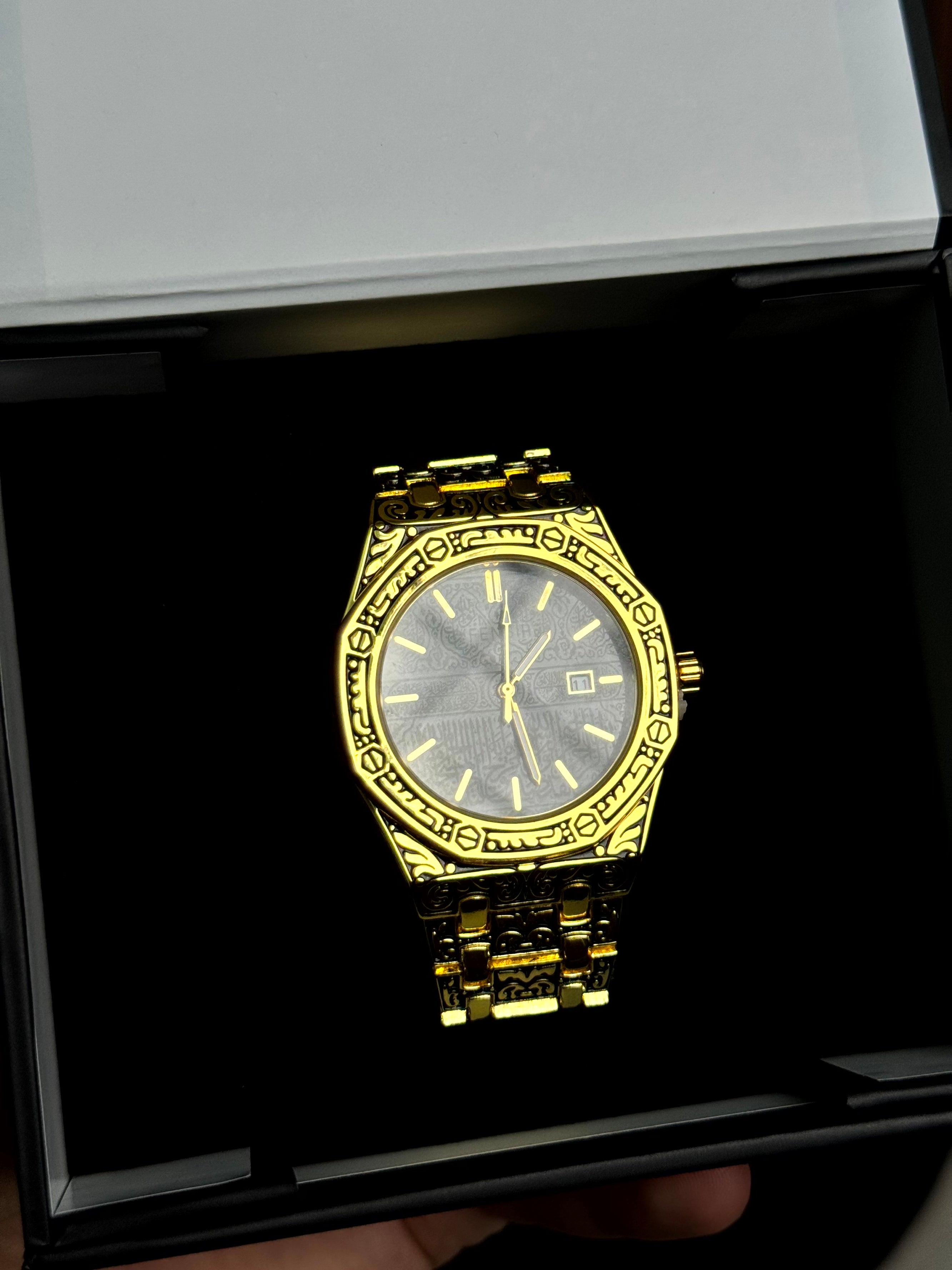 fensir watch islami golden color