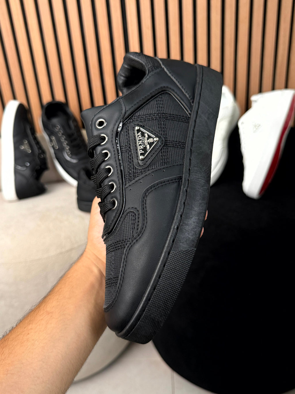 PRADA Critian Le boutin black black