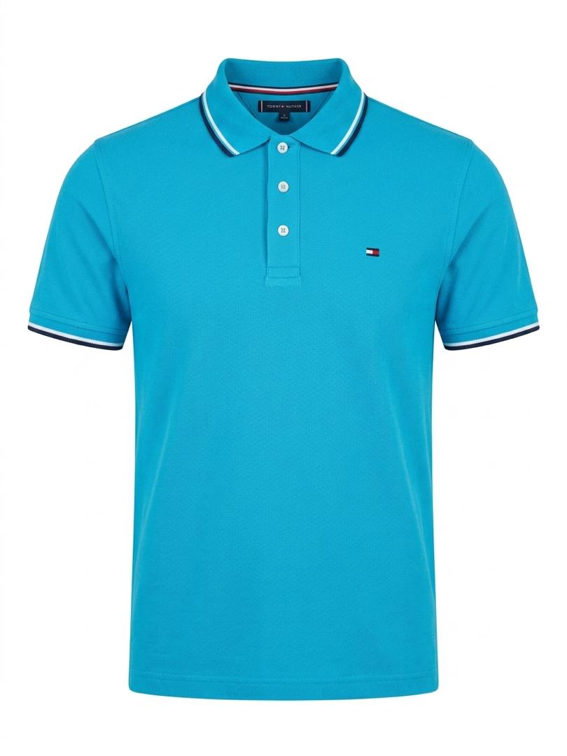 tommi polo shirt bleu vert