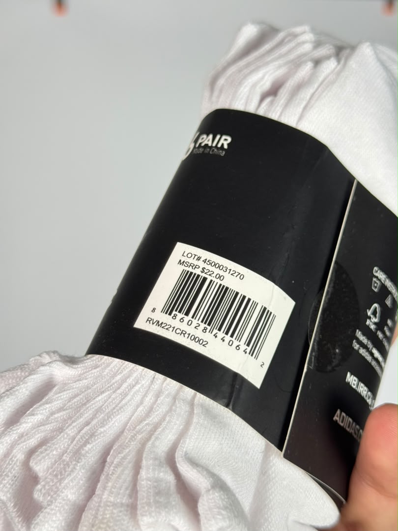 6-Pack Adidas sockets Original (blanc)