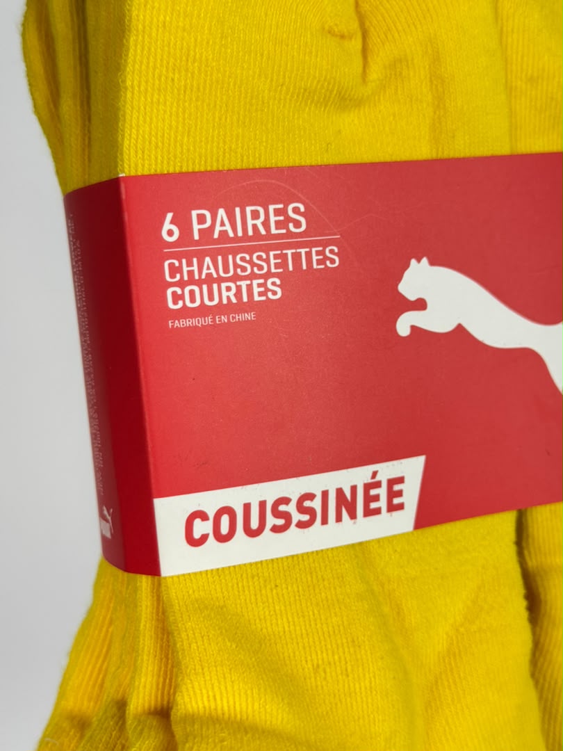 6-Pack Puma sockets Original (jaune)