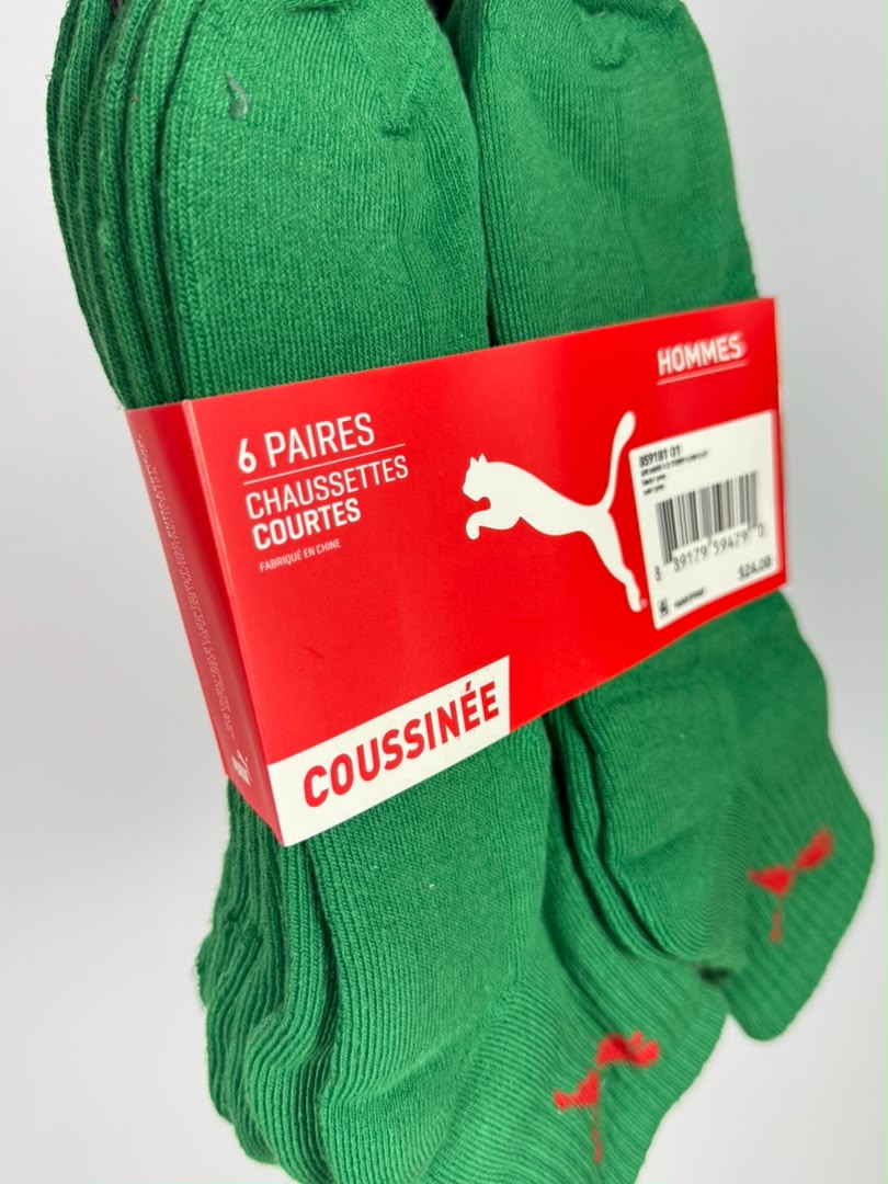 6-Pack Puma sockets Original (green)