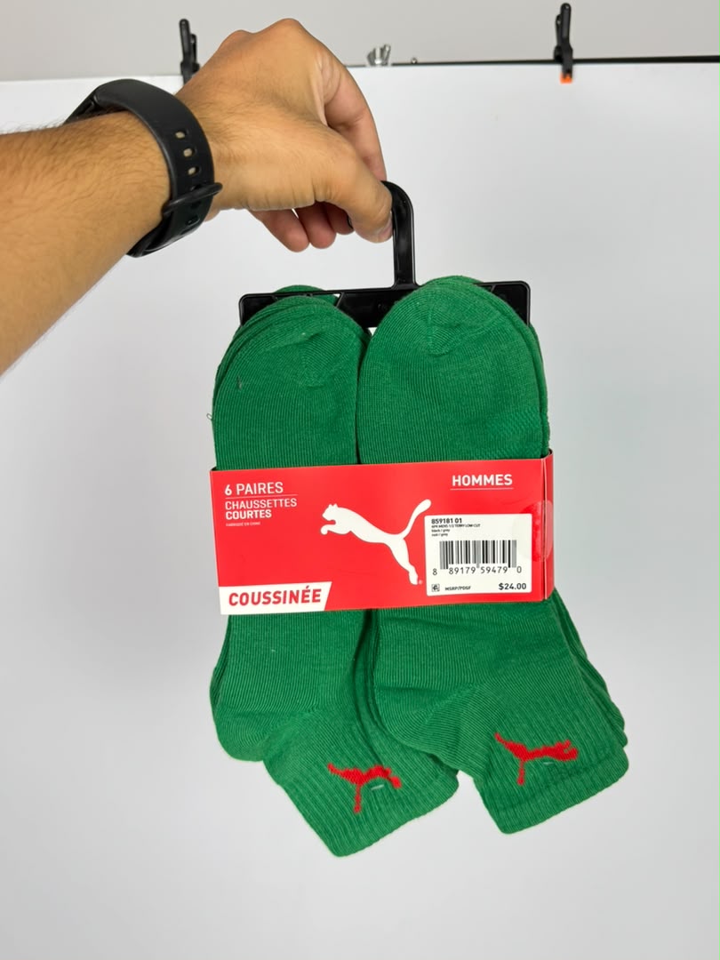 6-Pack Puma sockets Original (green)