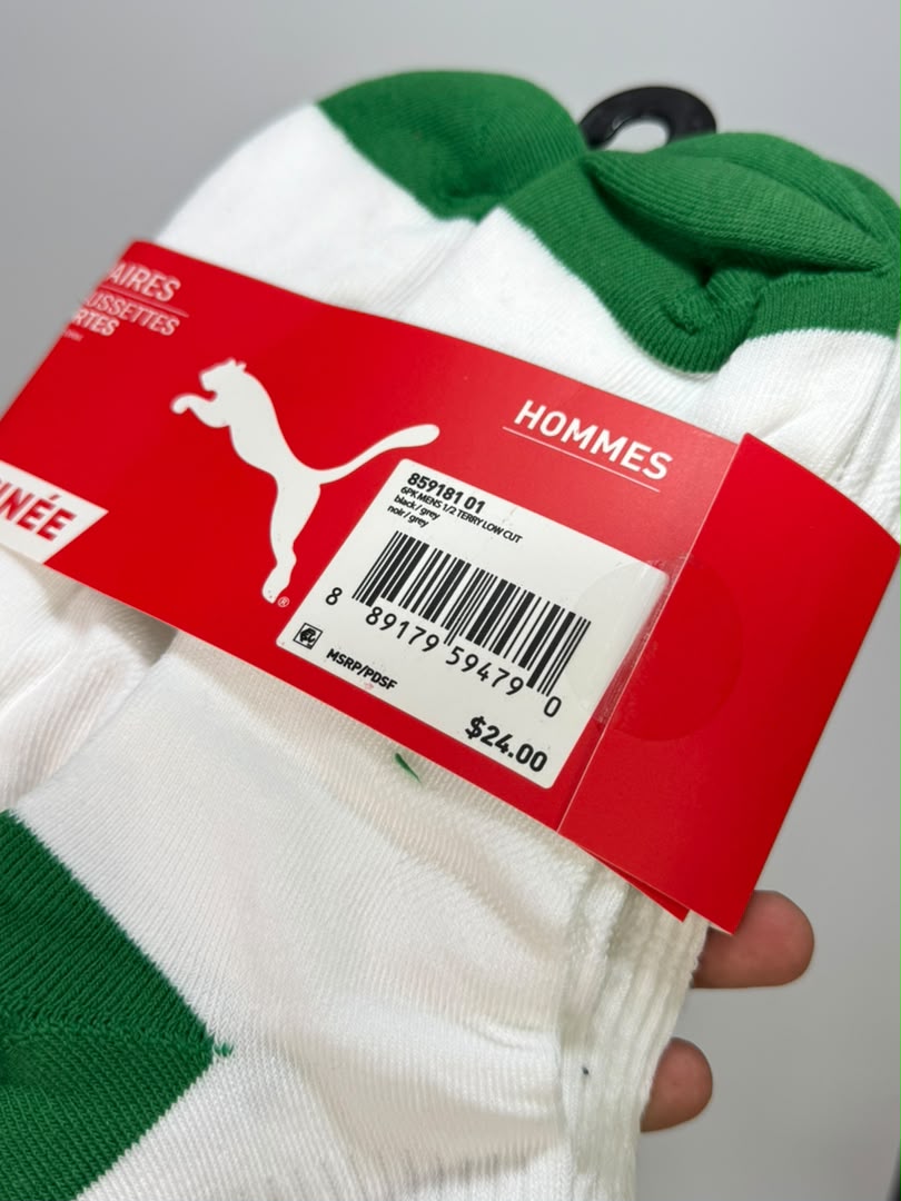 6-Pack Puma sockets Original (blanc)