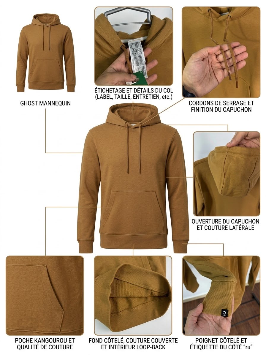 Decathlon sweatshirt Original (miel)