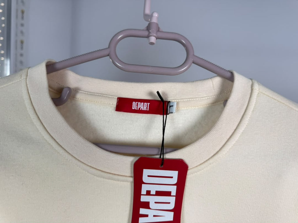 Original Depart sweatshirt pastel yellow