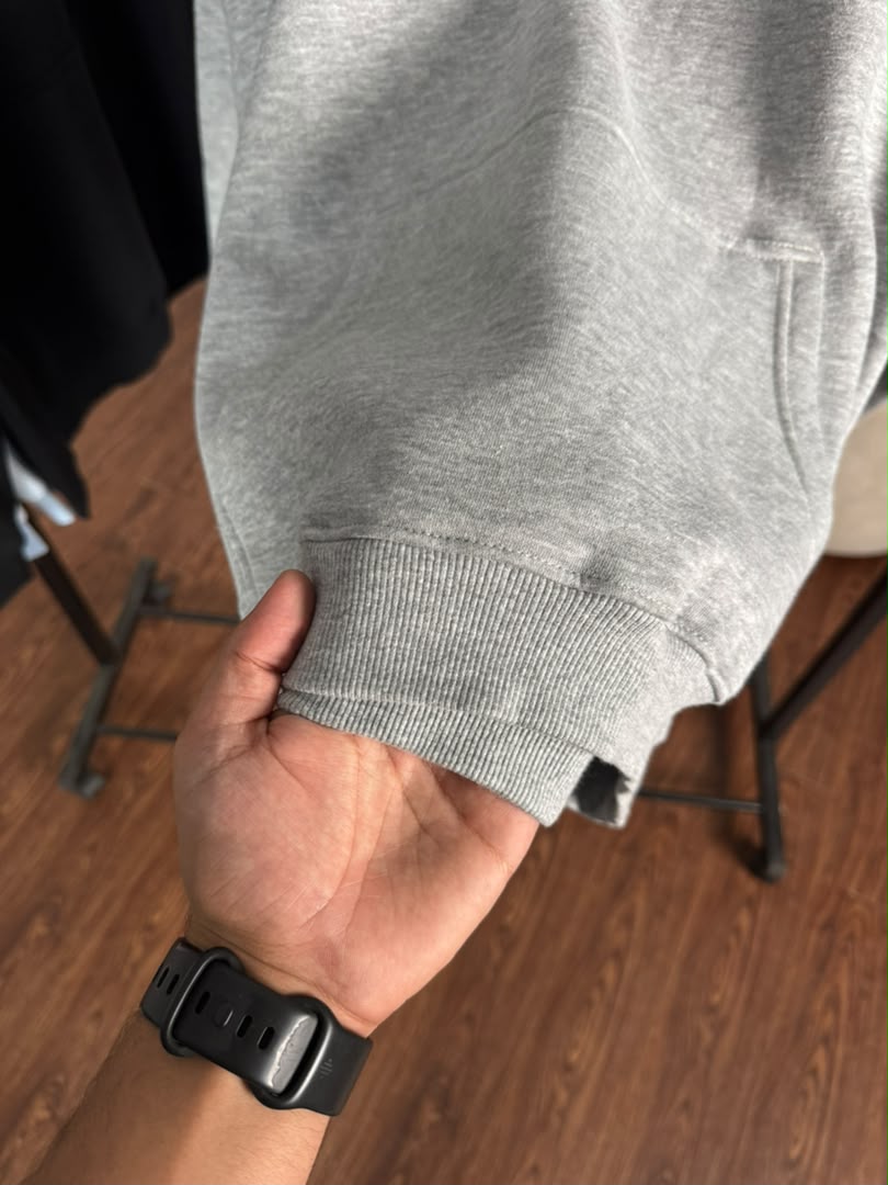Hoody Stone Island gris chiné