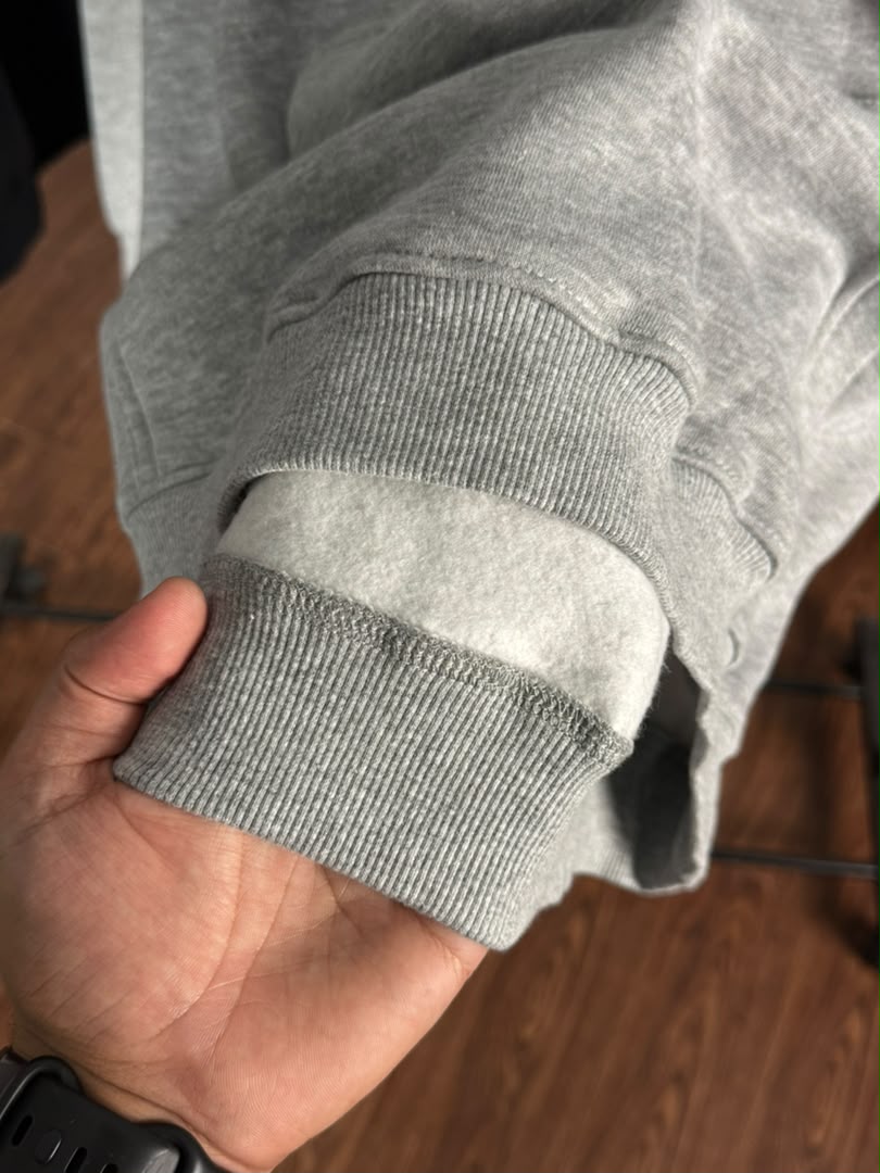 Hoody Stone Island gris chiné