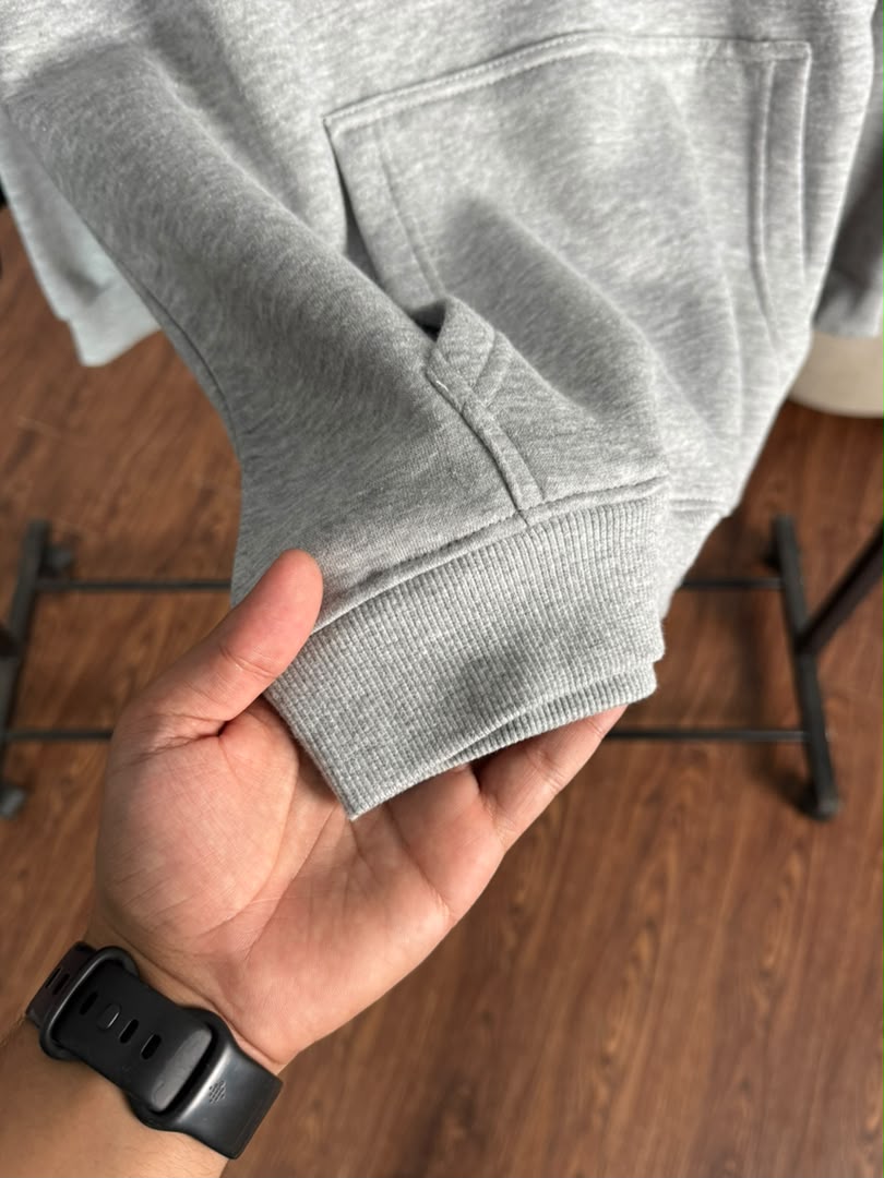 Hoody Stone Island gris chiné
