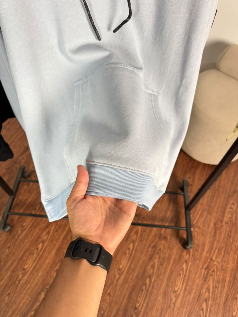 Hoody Stone Island bleu ciel