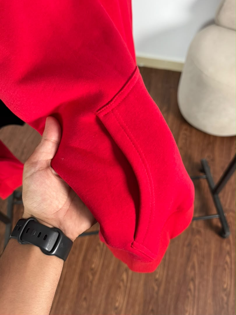 Hoody Stone Island rouge