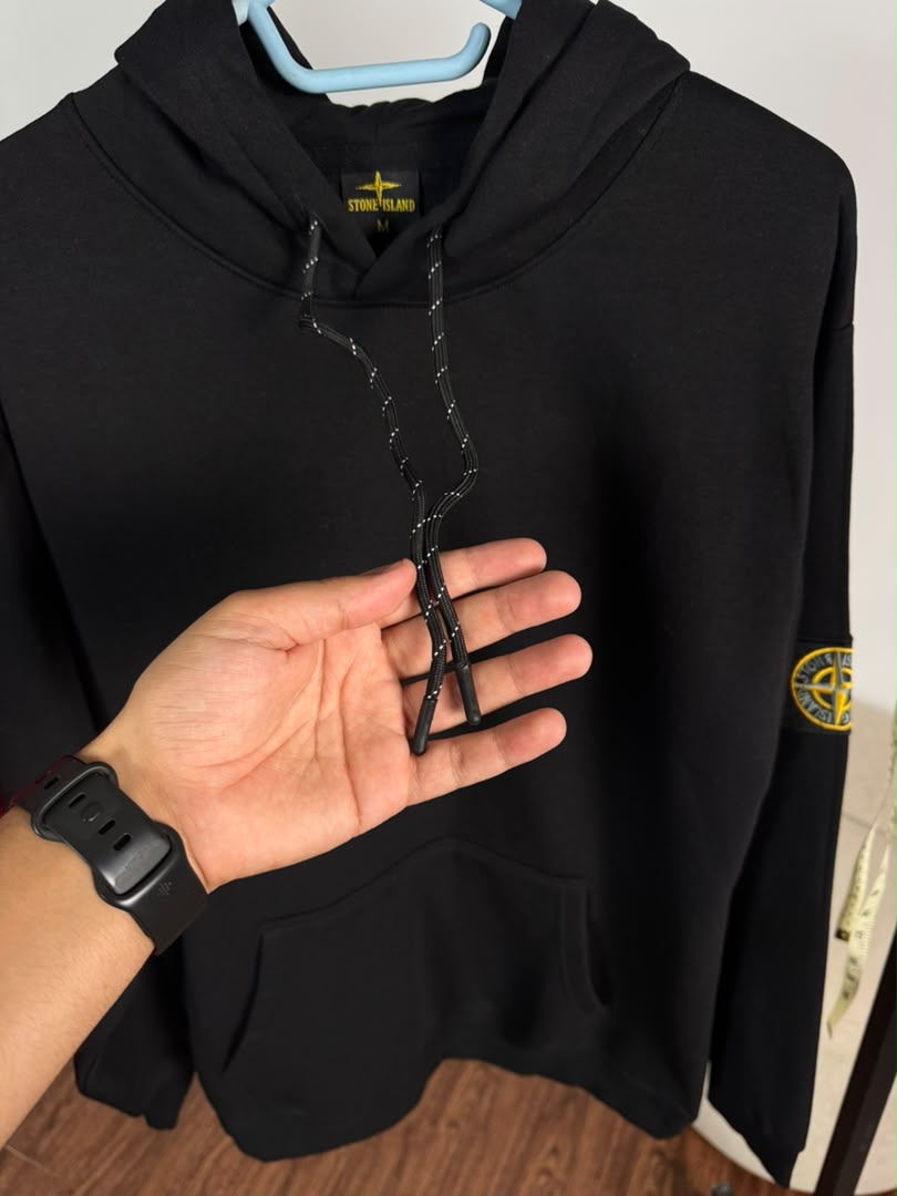 Hoody Stone Island noir