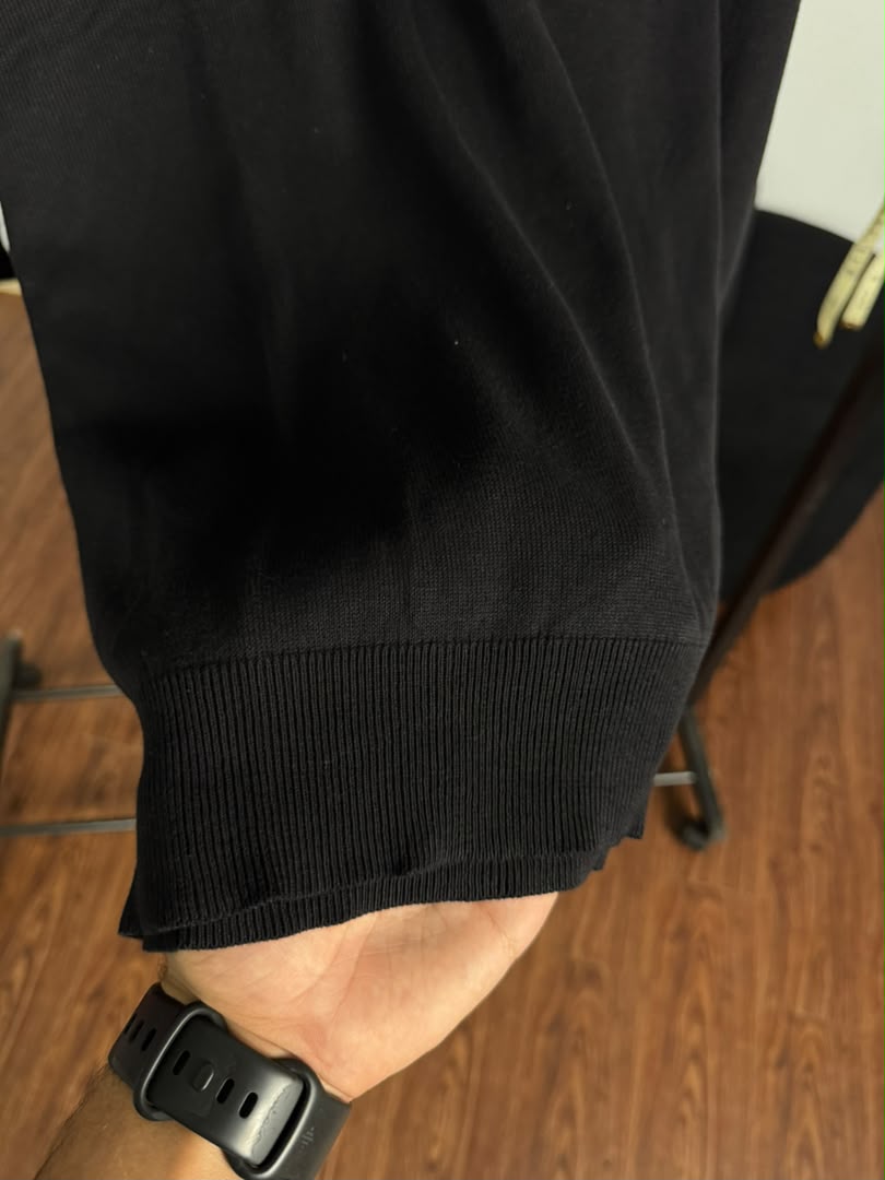 Pull col V Ralph Lauren — Noir (Original)
