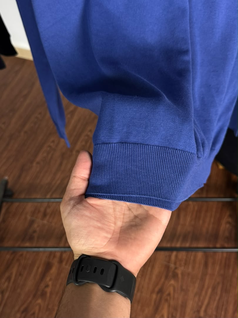 Pull col V Ralph Lauren — Bleu royal (Original)