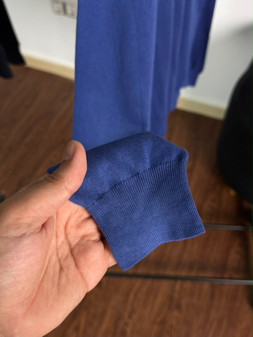 Pull col V Ralph Lauren — Bleu royal (Original)