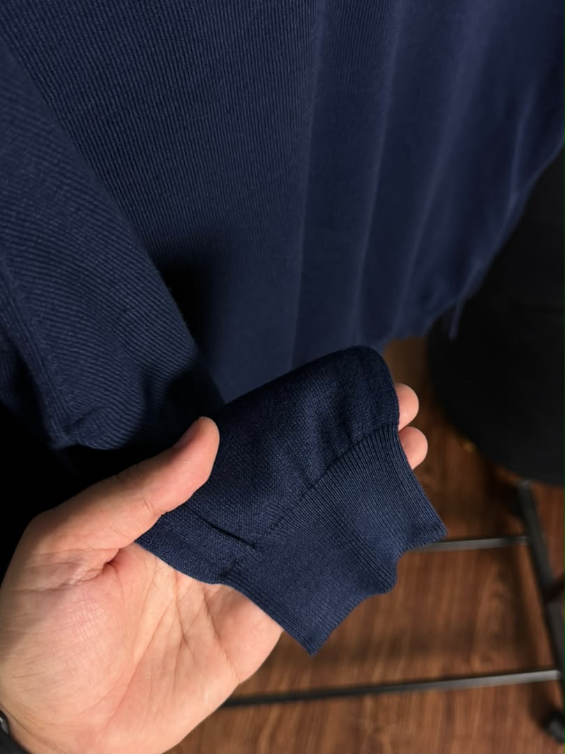 Pull col V Ralph Lauren — Bleu marine (Original)