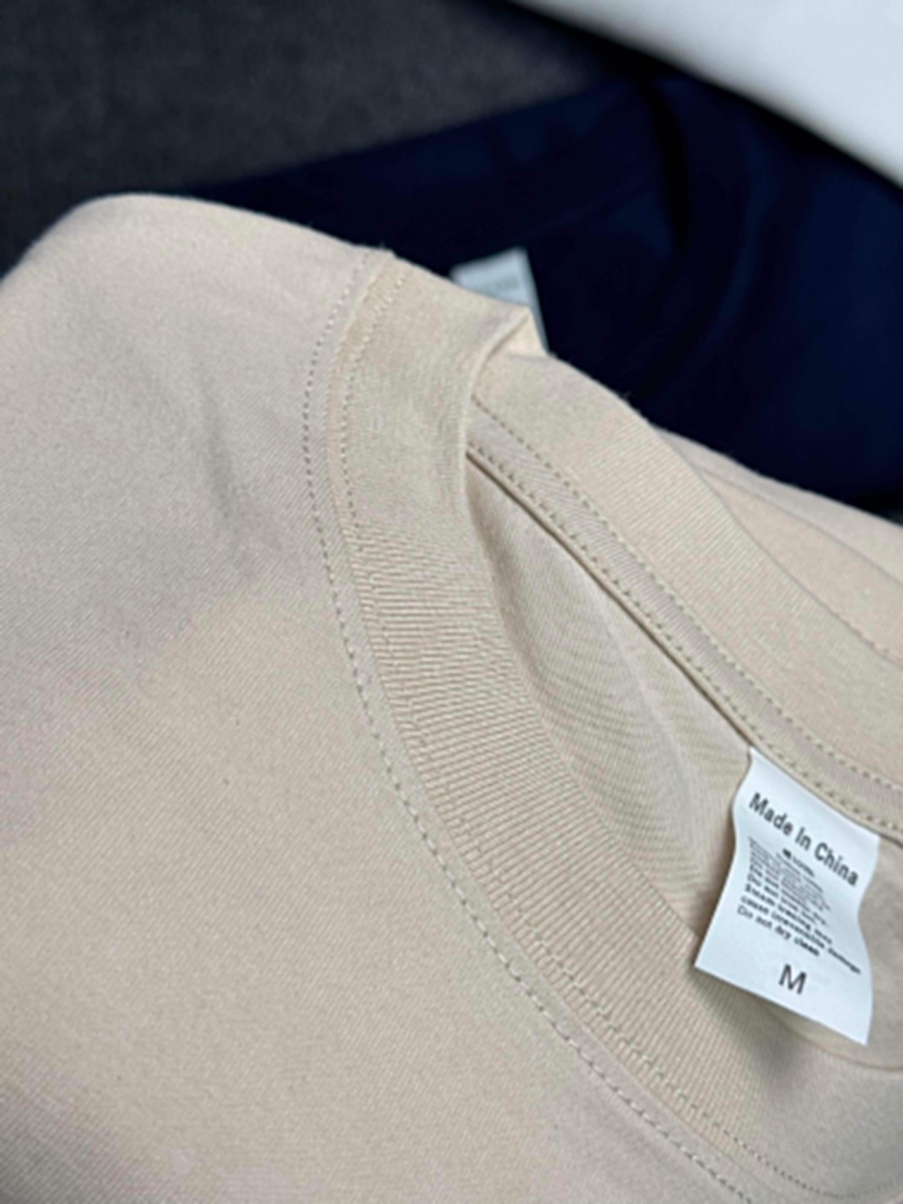 Semi Oversize cream shirt (beige)