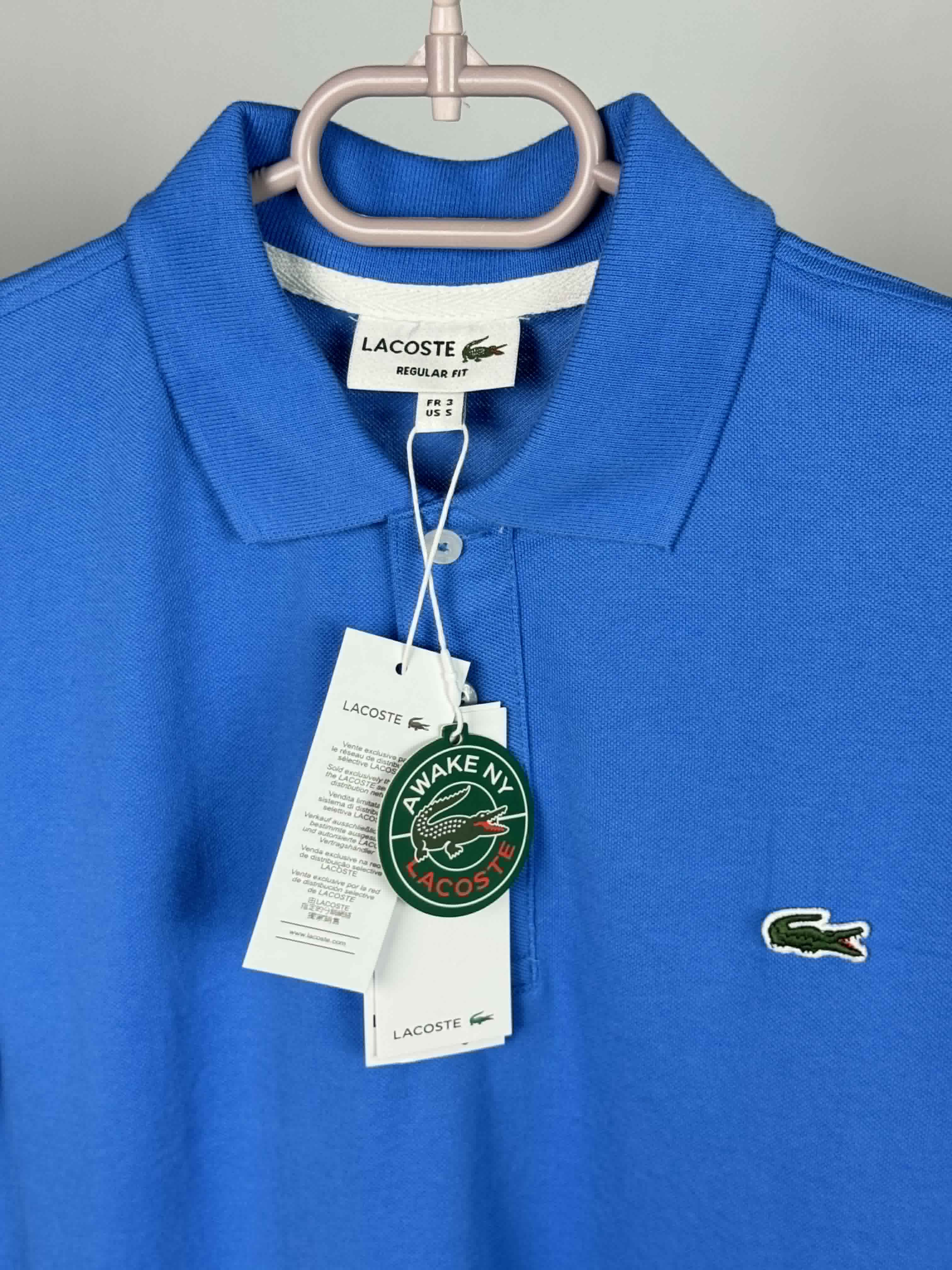 Polo lacoste 1  bleu roi