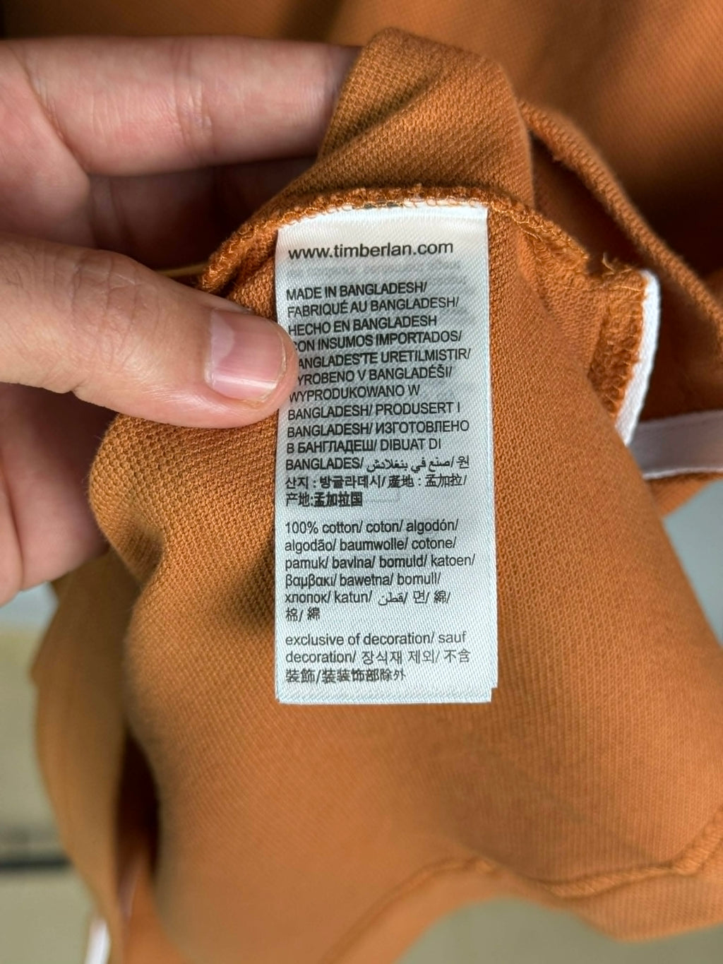 Timberland polo shirt camel