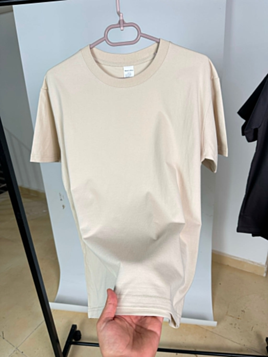 Semi Oversize cream shirt (beige)
