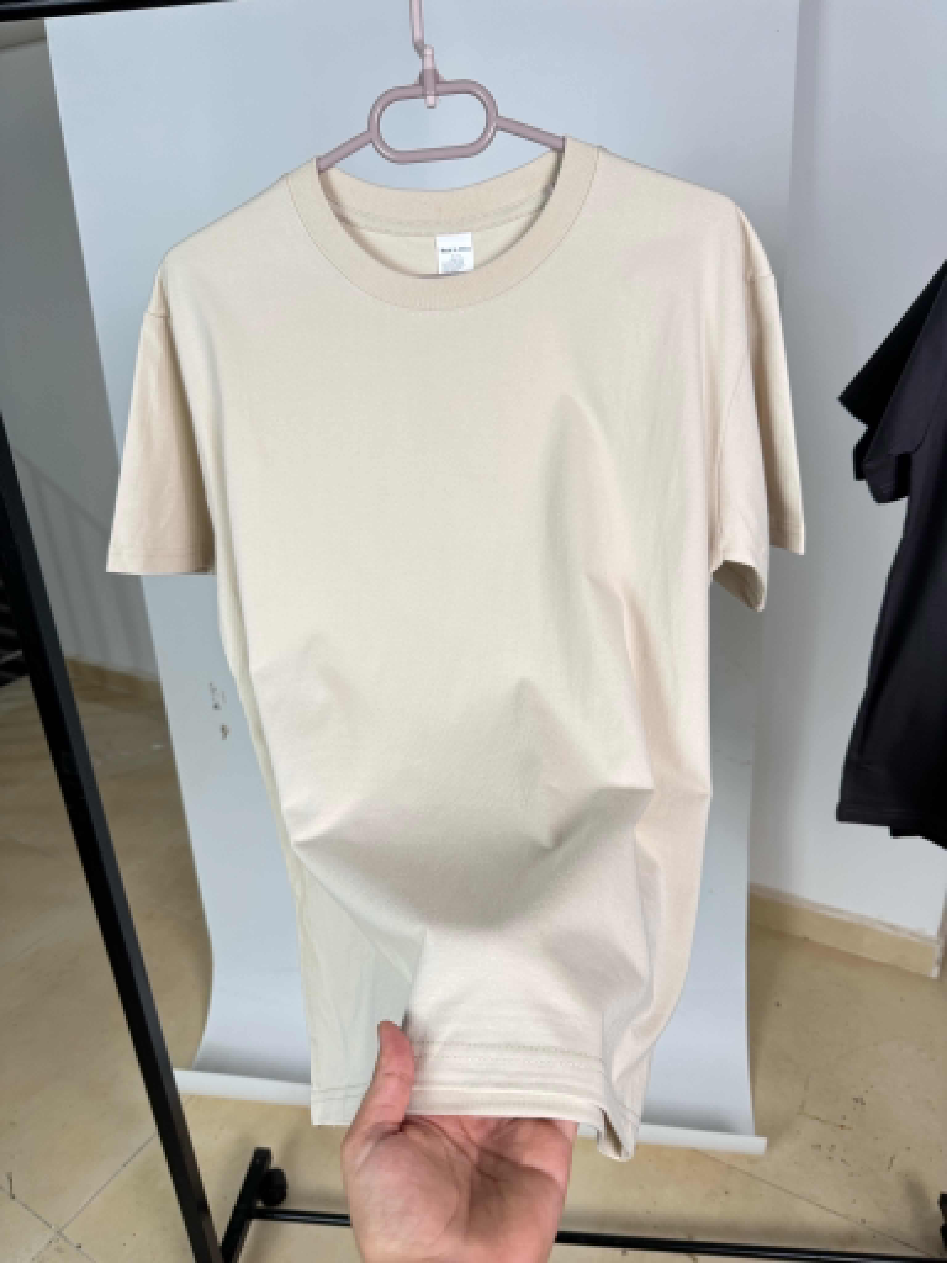 Semi Oversize cream shirt (beige)