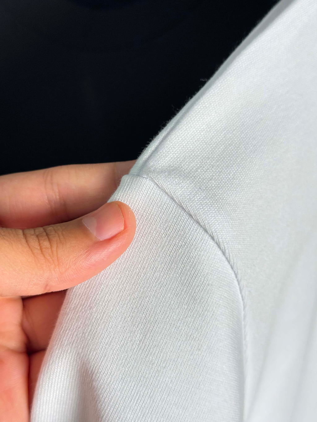 Oversize plus white shirt "PREMIUM" (blanc)