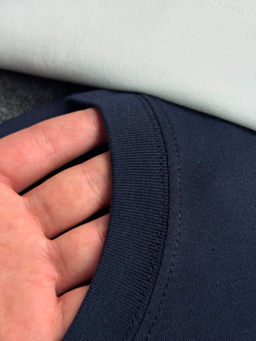 Semi Oversize navy shirt (bleu)