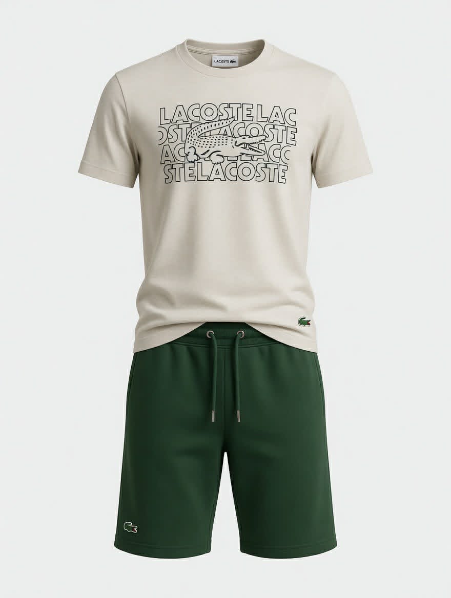 Lacoste ensemble beige