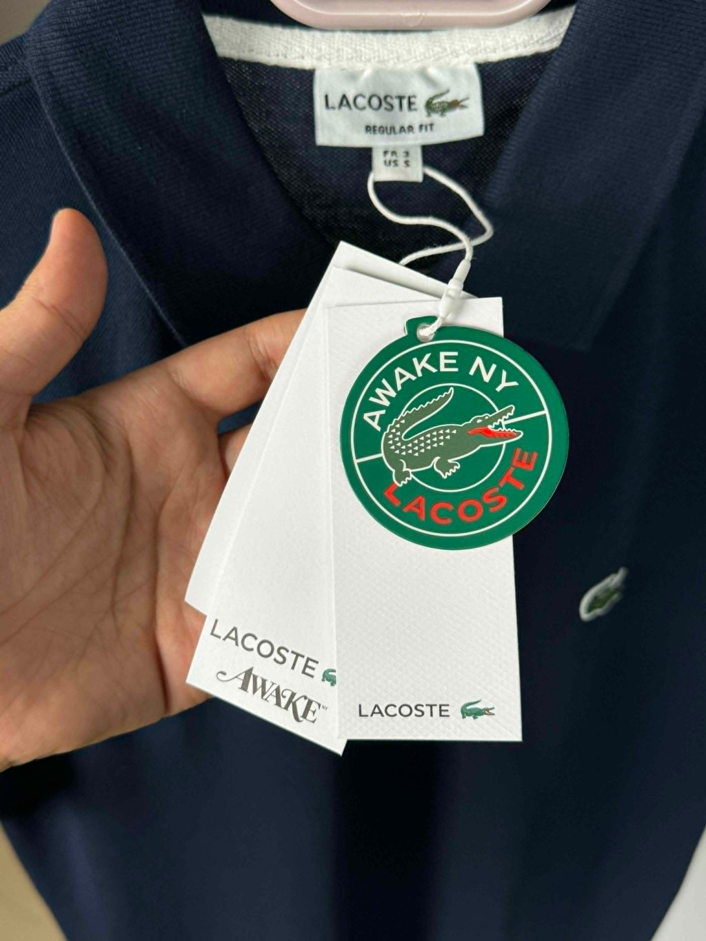 Polo lacoste 1  bleu marine