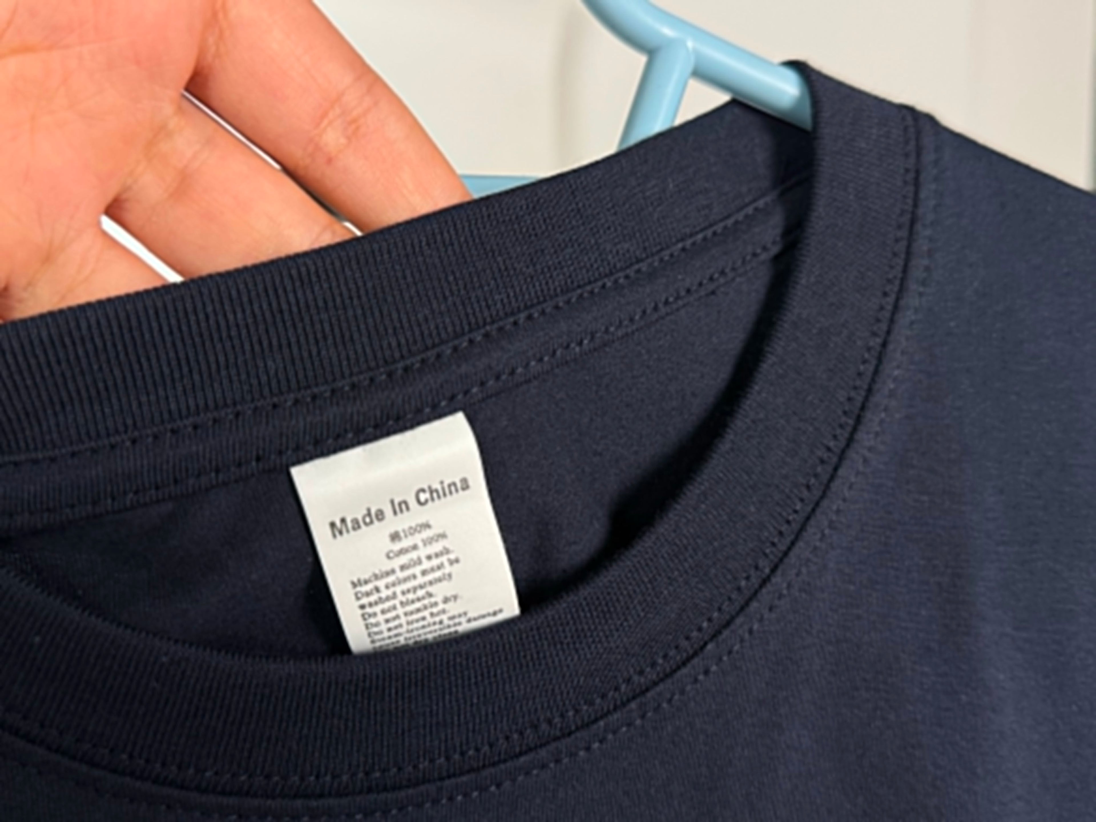 Semi Oversize navy shirt (bleu)