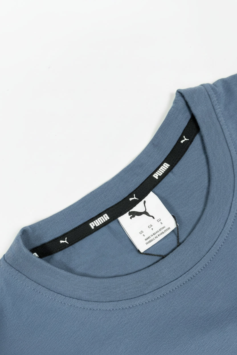 puma t-shirt bleu acier