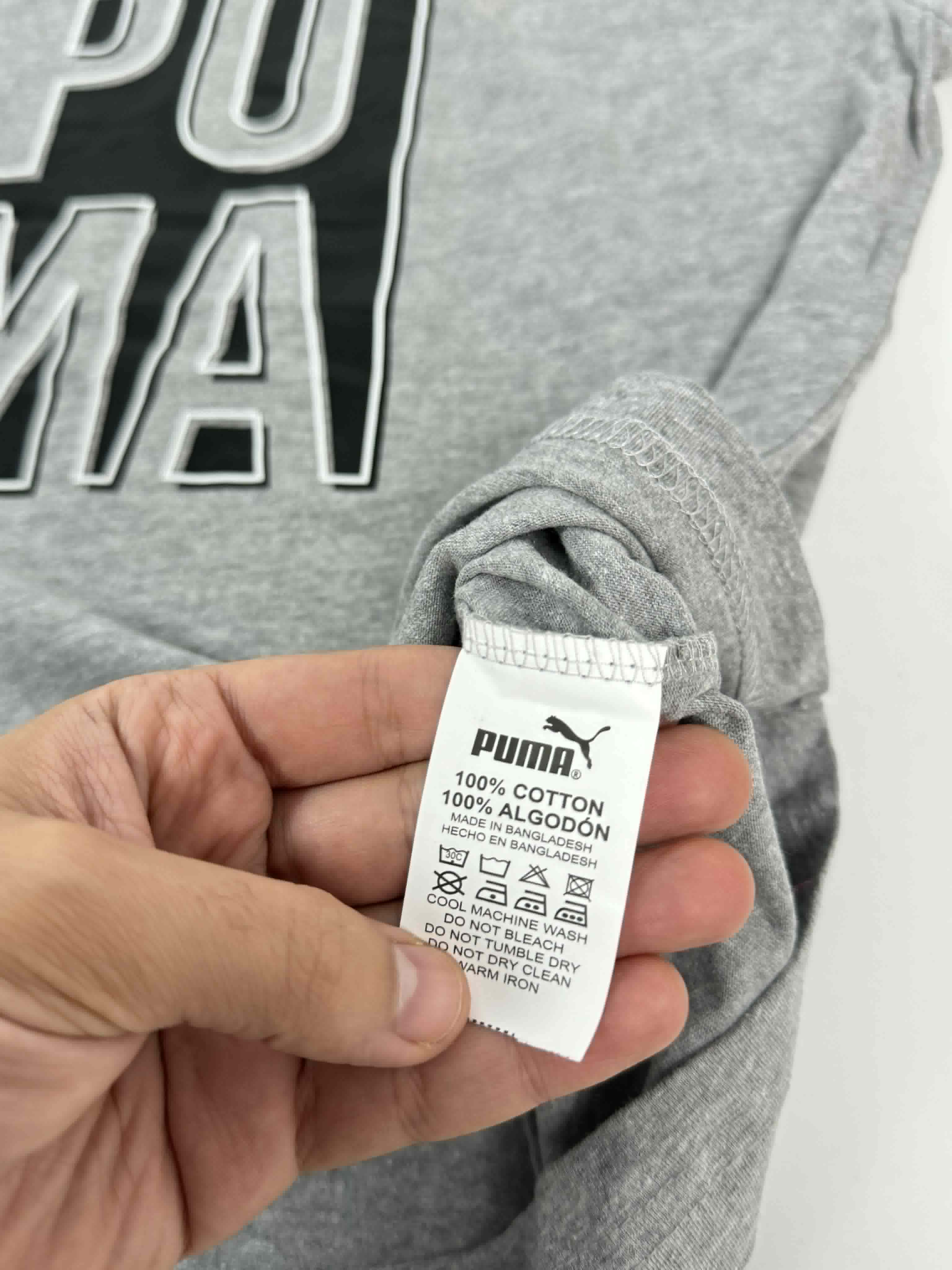 puma t-shirt gris