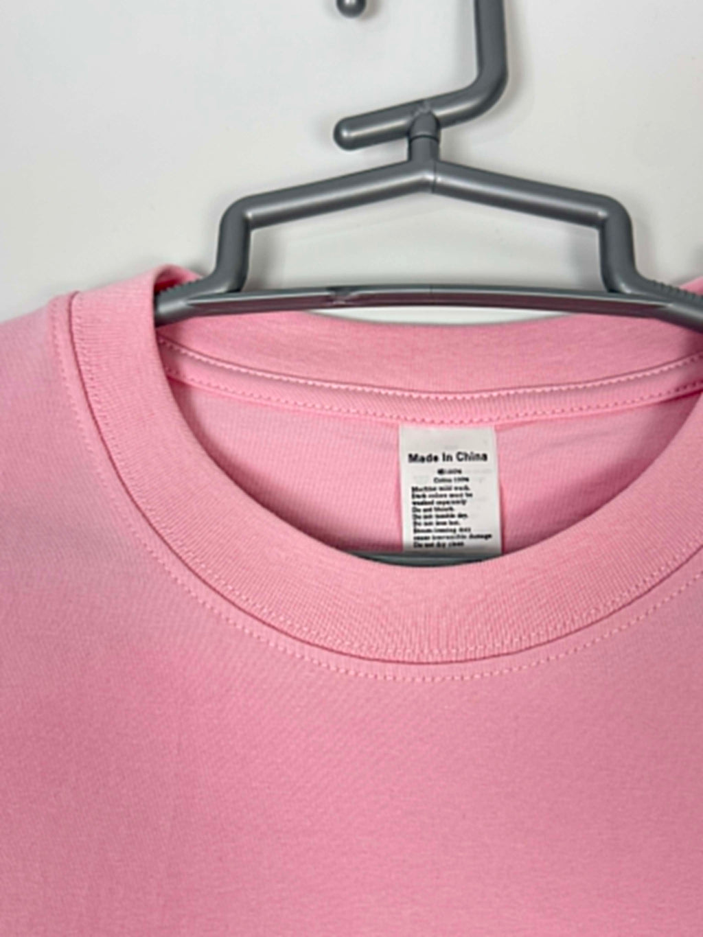 Semi Oversize baby pink shirt (rose claire)