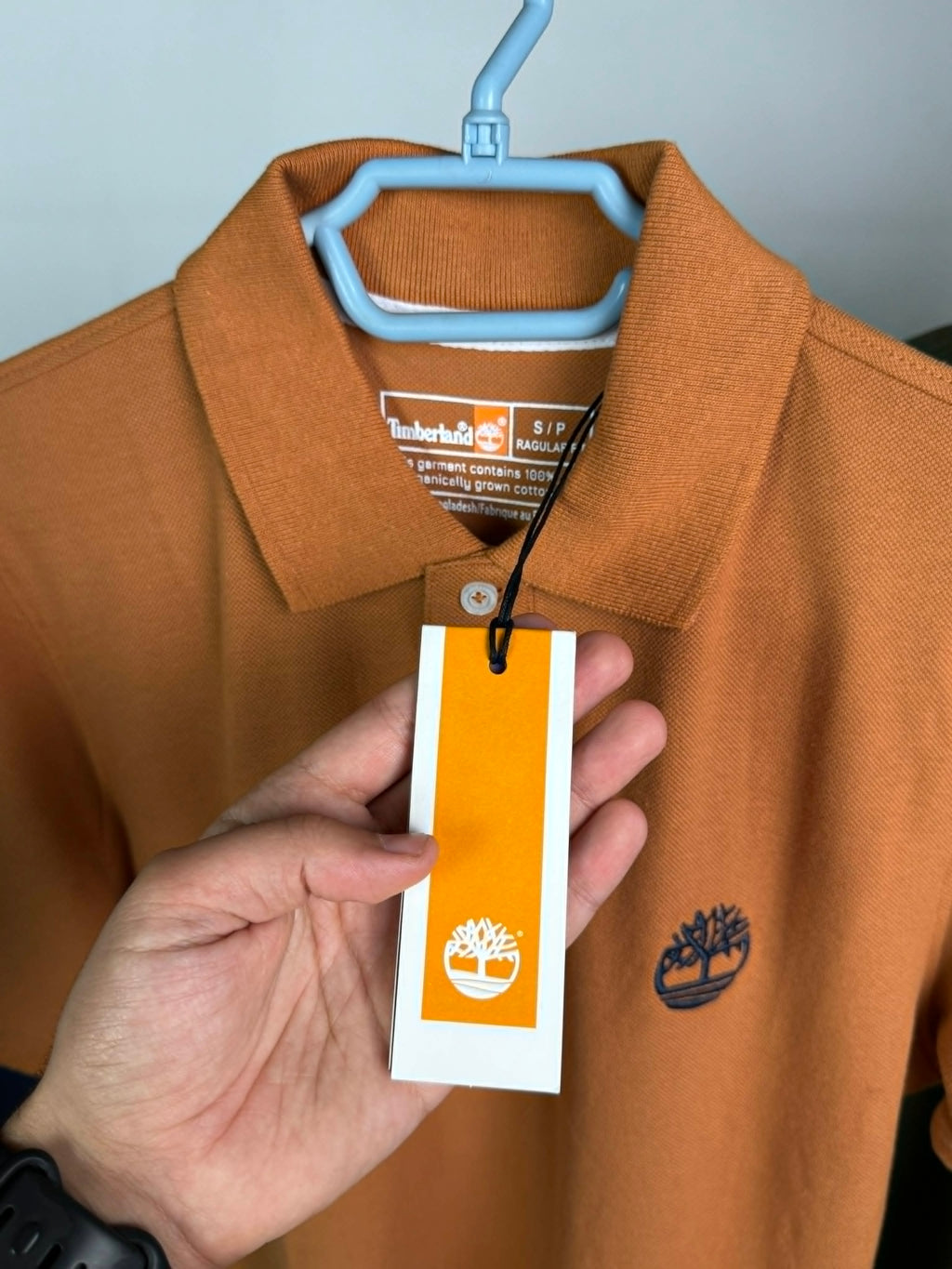 Timberland polo shirt camel