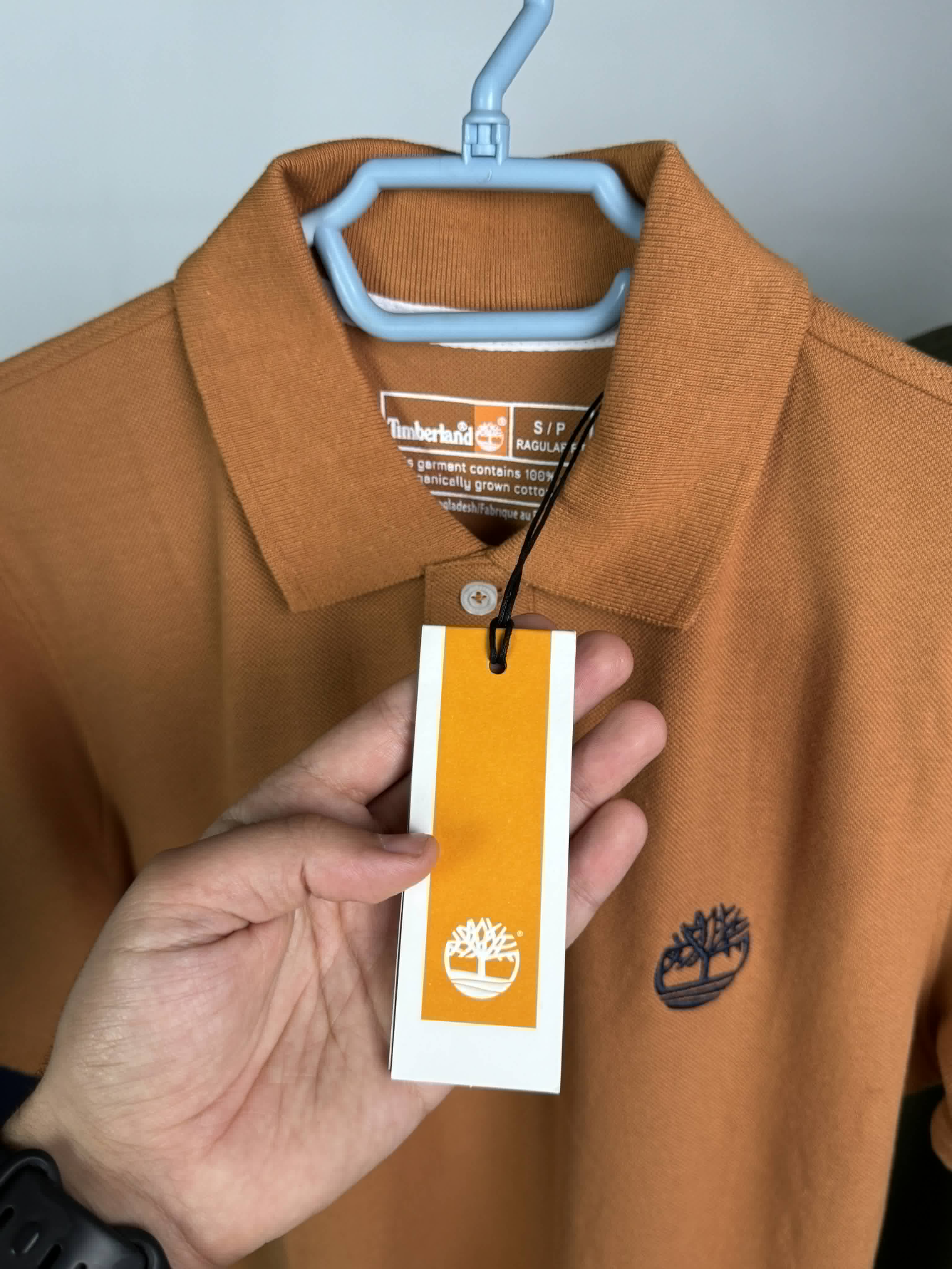 Timberland polo shirt camel