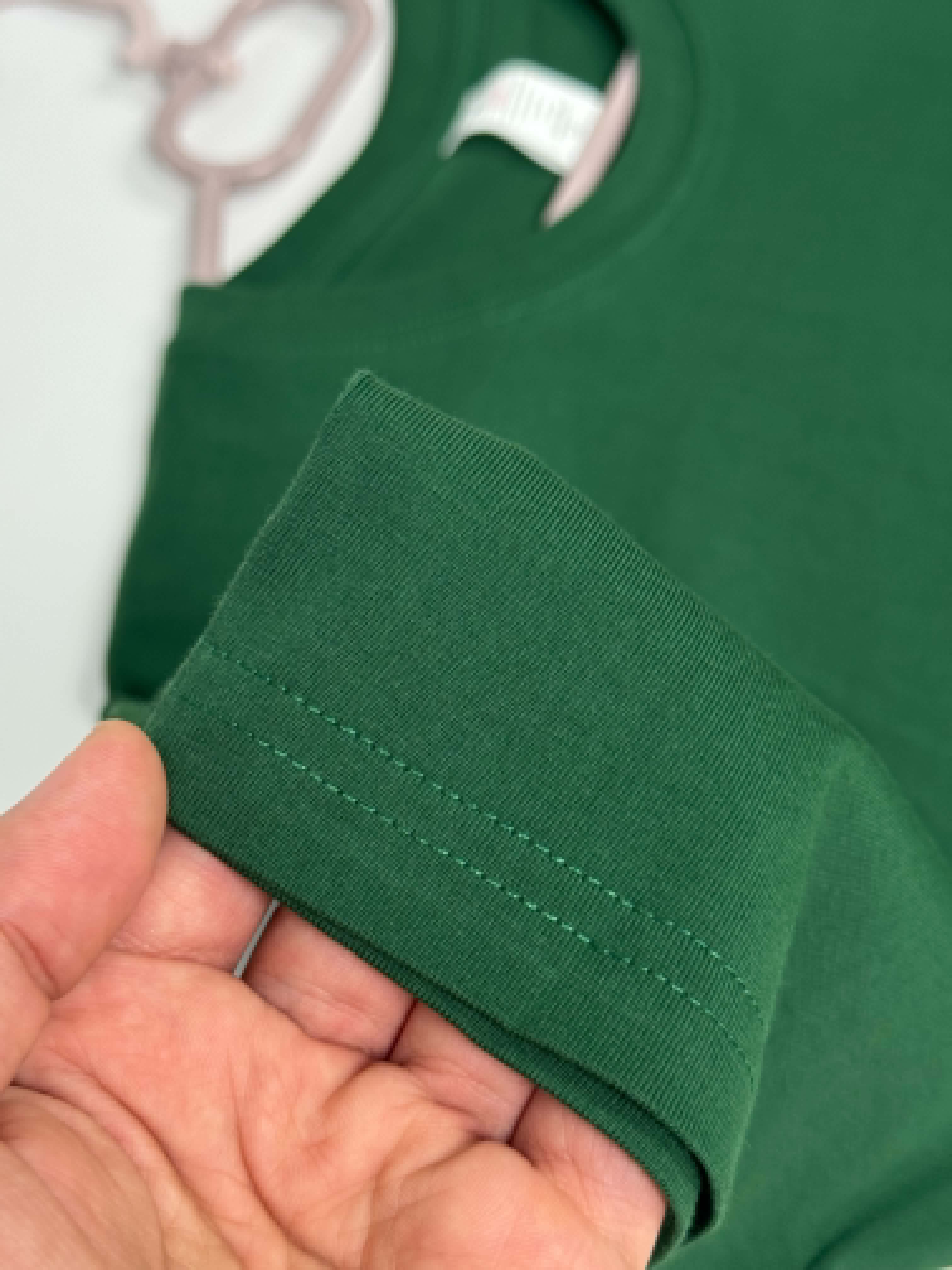 Semi Oversize bottle green shirt (vert bouteille)
