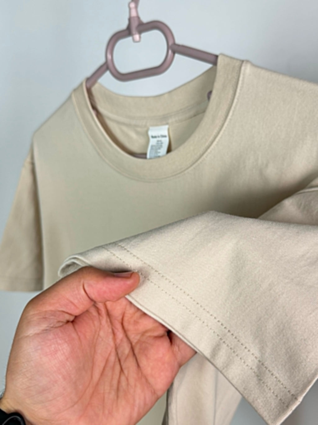 Semi Oversize cream shirt (beige)