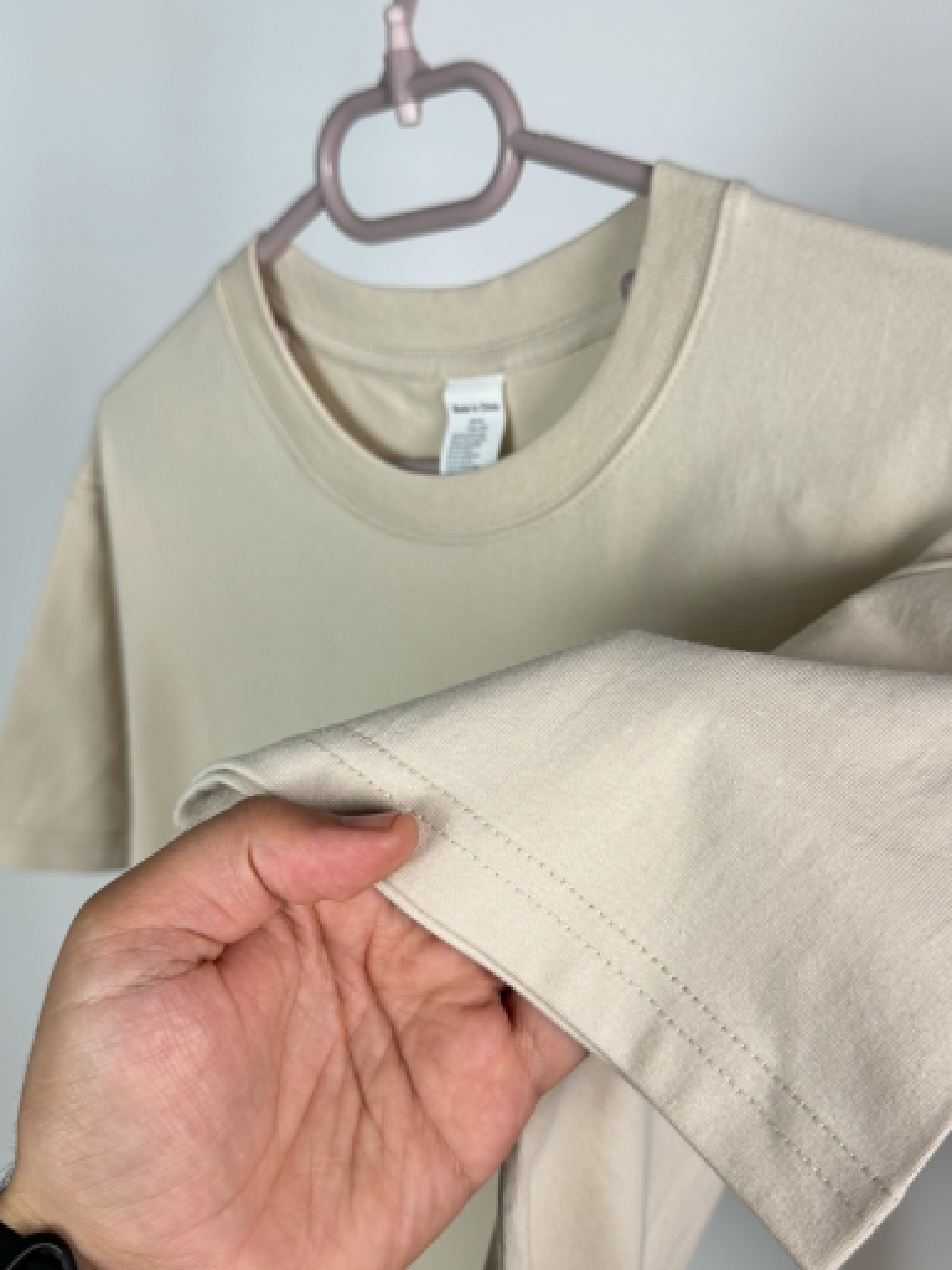 Semi Oversize cream shirt (beige)