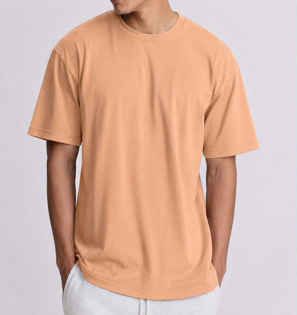 Semi Oversize shrimp pink shirt (crevette)