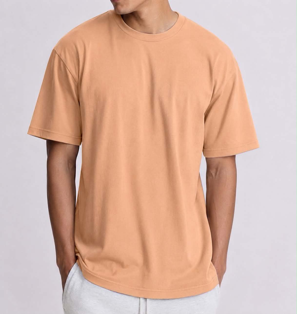 Semi Oversize shrimp pink shirt (crevette)