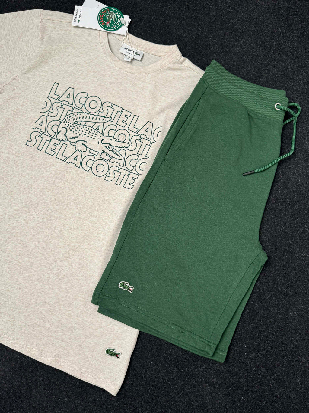 Lacoste ensemble beige