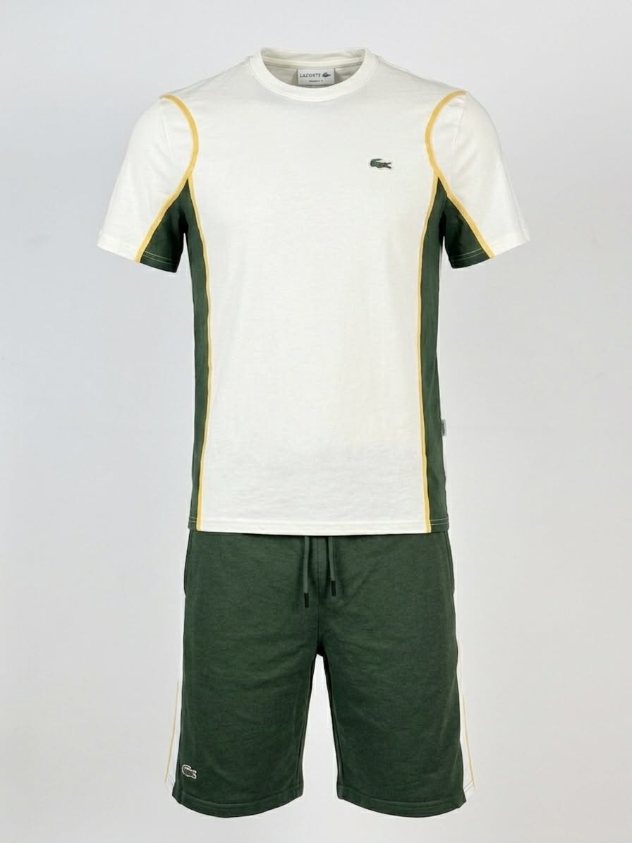 Lacoste ensemble blanc/vert
