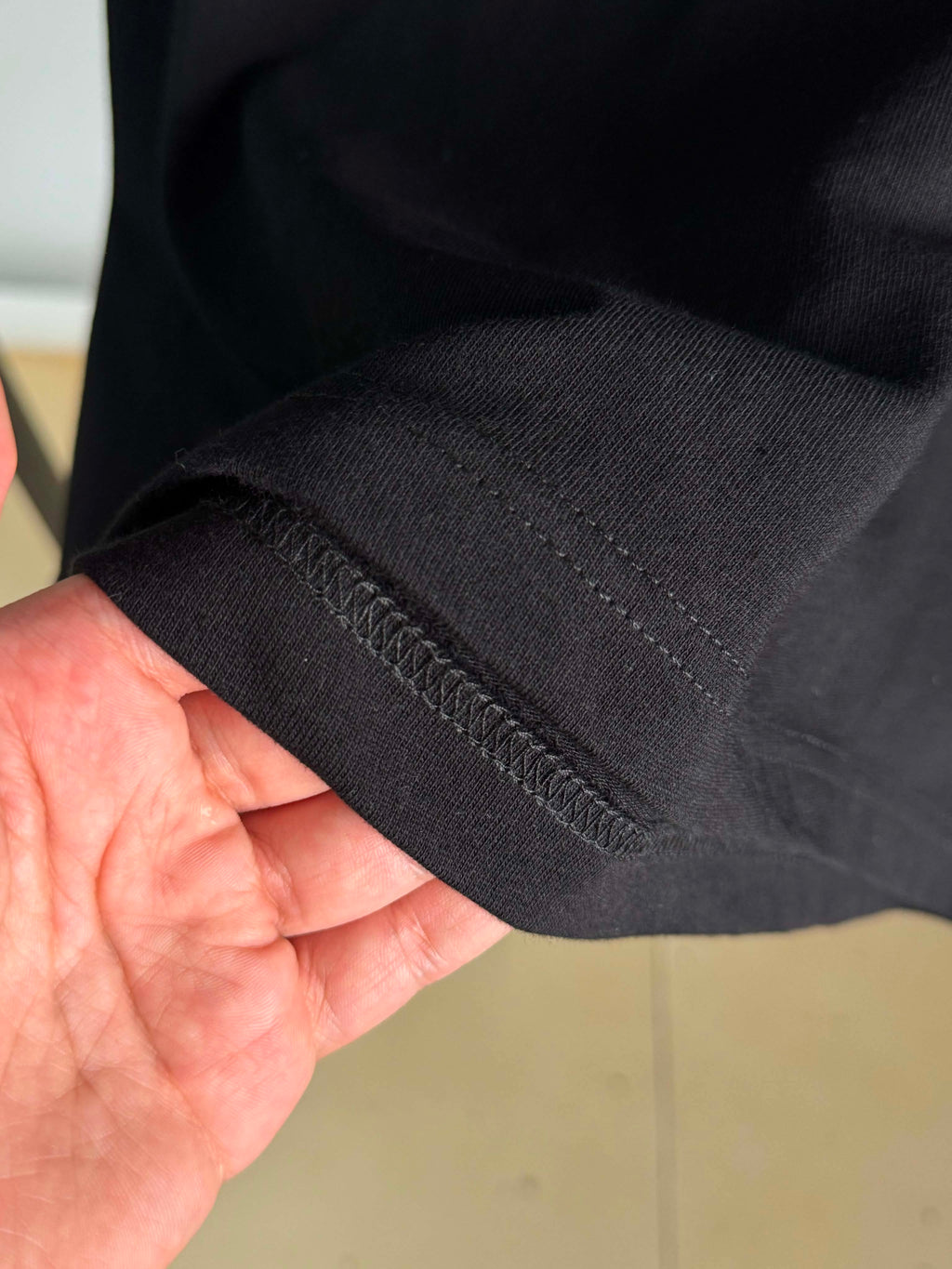 Oversize plus black shirt "PREMIUM" (noir)