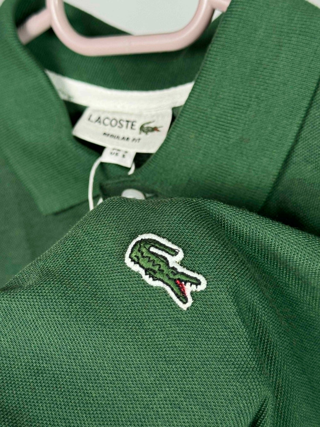 Polo lacoste 1  vert