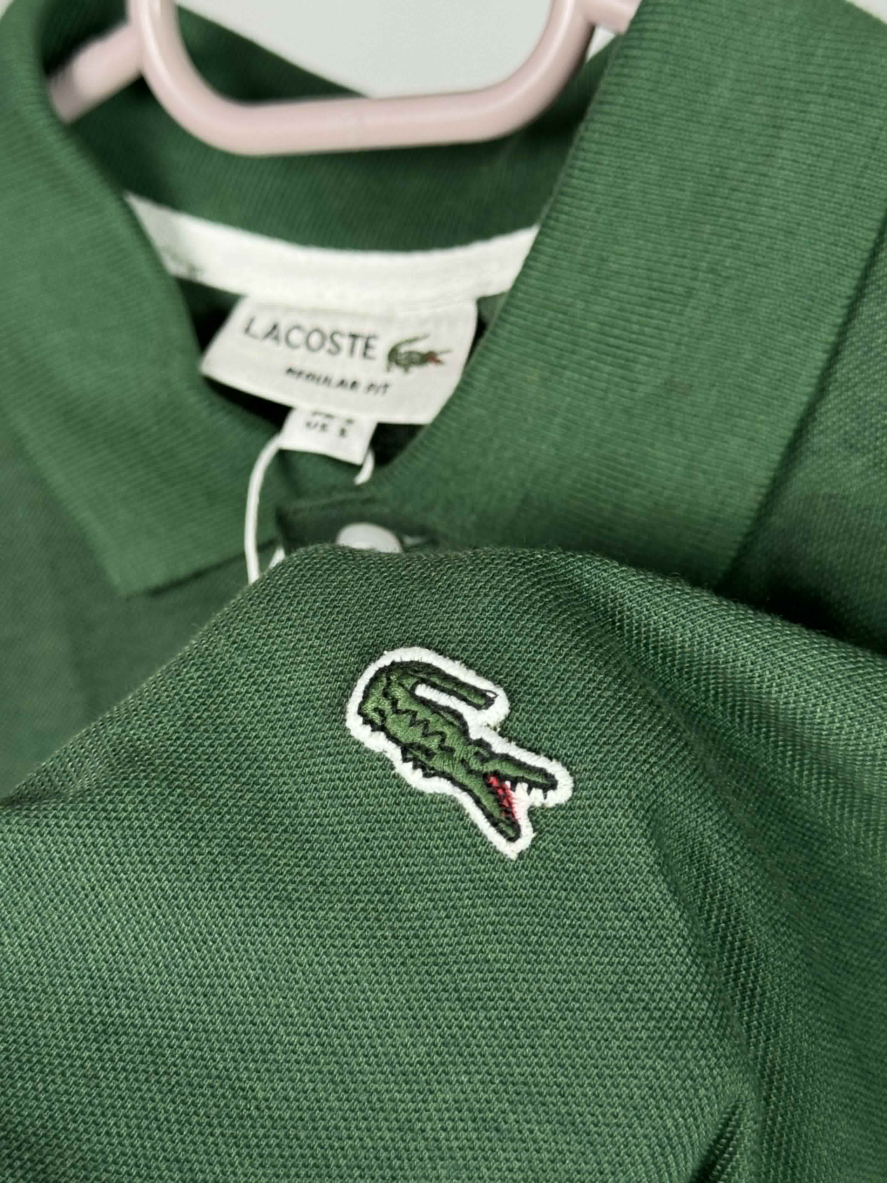 Polo lacoste 1  vert