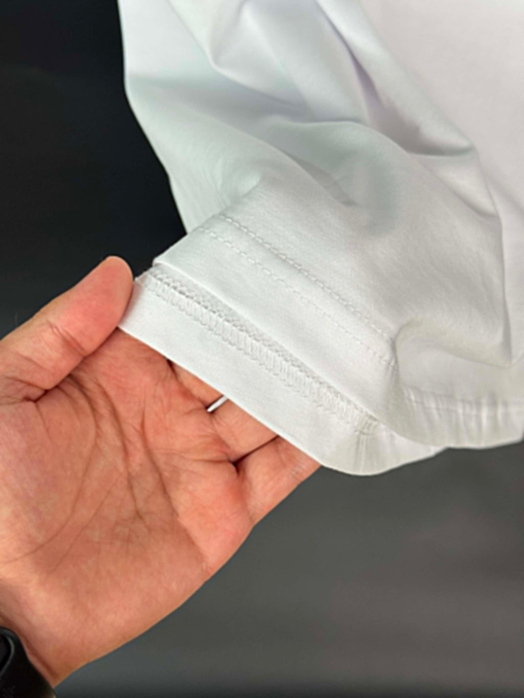 Regular fit white shirt (blanc)