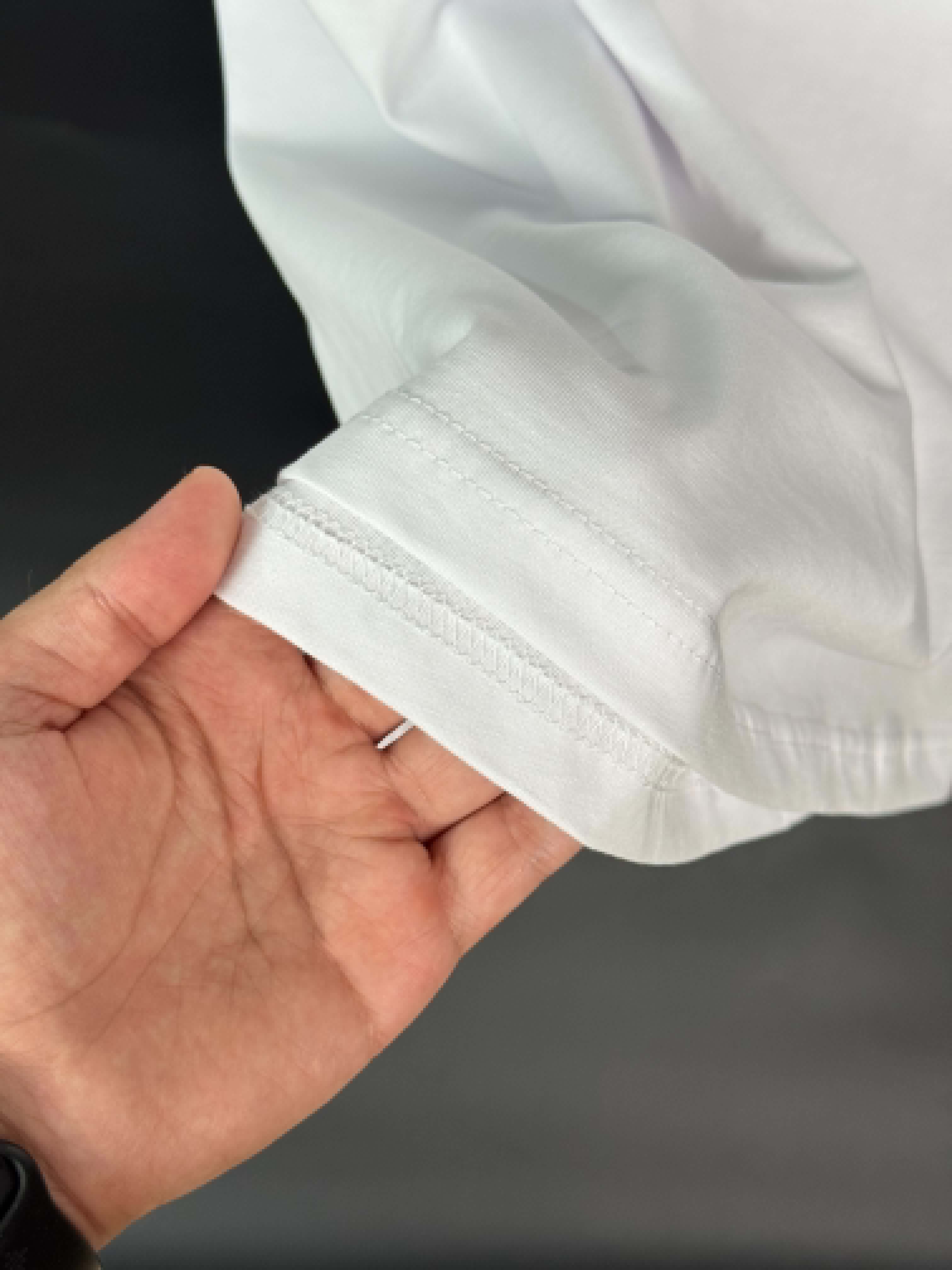 Regular fit white shirt (blanc)