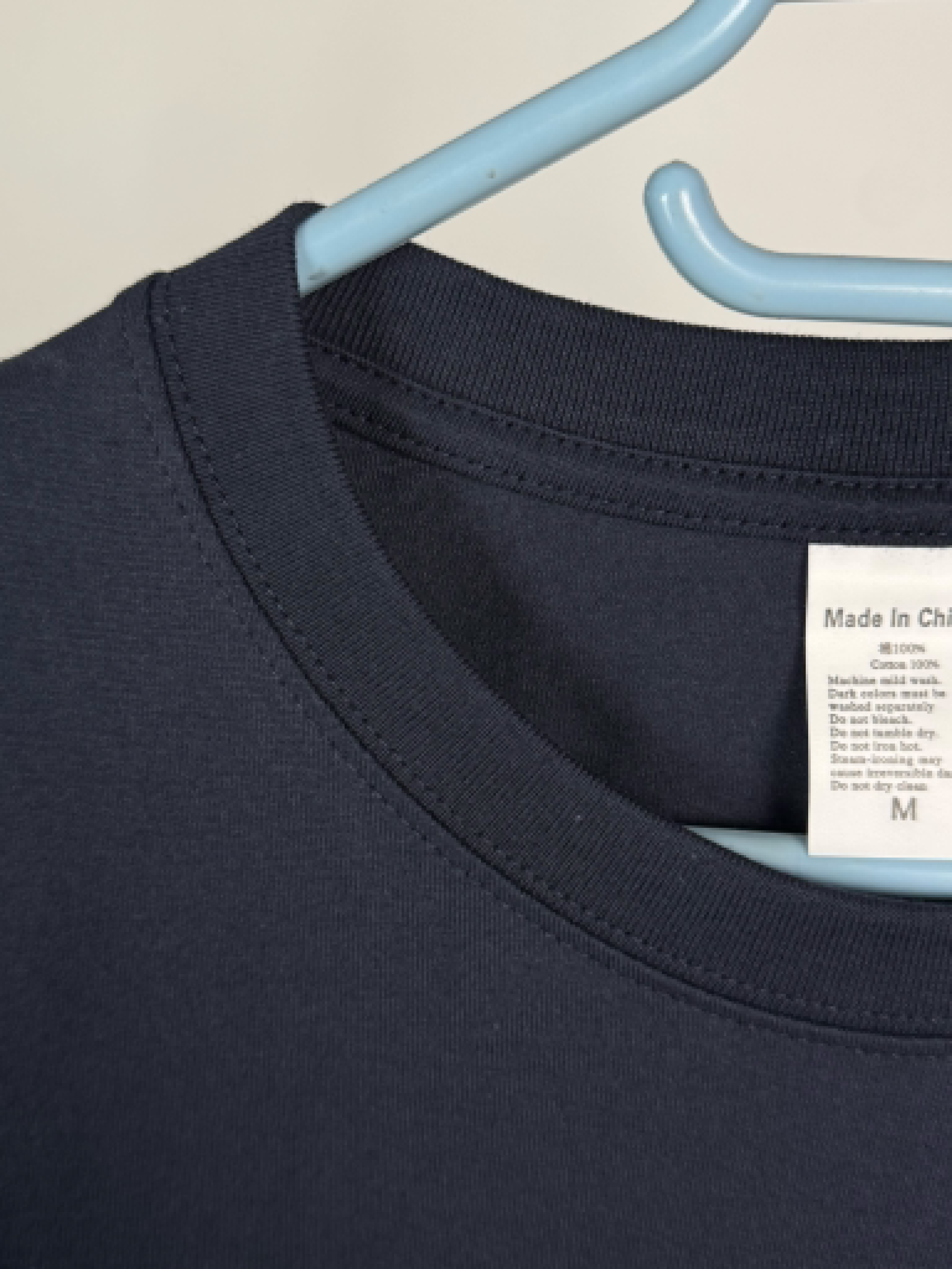 Semi Oversize navy shirt (bleu)